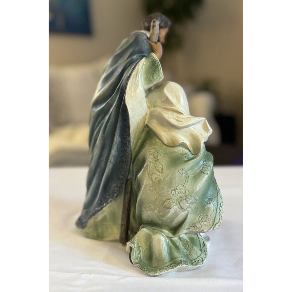 Love Light Nativity Set Mary Joseph Jesus Christmas Rare item NEW - Picture 6 of 11